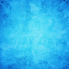 Grunge blue background with space for text