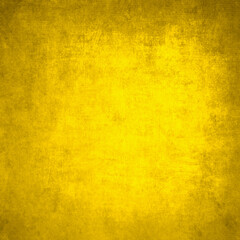 Yellow grunge wall for texture background