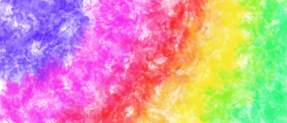 Sky cloud rainbow watercolor vector background, transparent Smoke smooth transition of color, texture, wallpaper, background