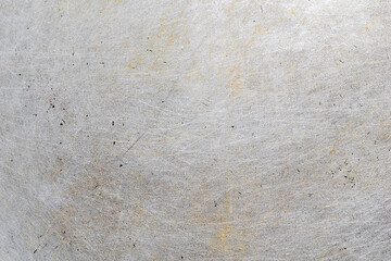 old aluminum sheet from a frying pan