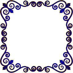 Minimal Swirl Edge Frame