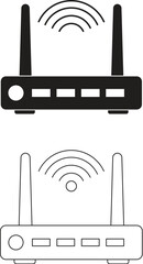 router vector illustration