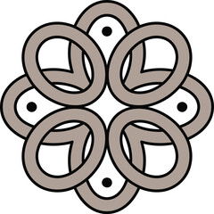 Intricate celtic knot pattern abstract geometric design repeating motif artistic element