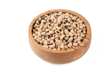 A bunch of black-eyed beans or Cowpea beans