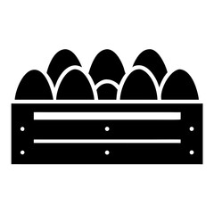 Eggs in a Wooden Crate for Culinary Blogs, Recipe Websites, Farm Fresh Concepts, Organic Food Articles, and Nutrition Awareness Platforms