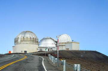Obraz premium Mauna Kea Observatorium, Hawaii, USA 