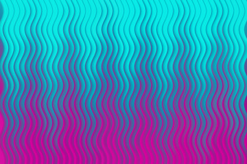 Fototapeta premium Captivating background with a fluid wave pattern in shades of turquoise and pink, creating a visually stunning effect