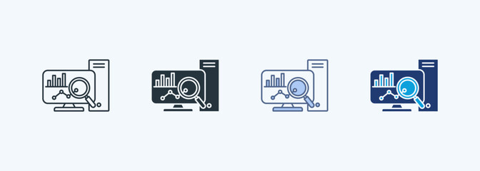 Data Analytics Multiple Style Icon
