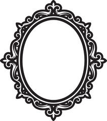 Oval Frame – Bold elliptical outline with vintage symmetry  