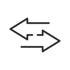 send and come, data transfer icon, vector illustration