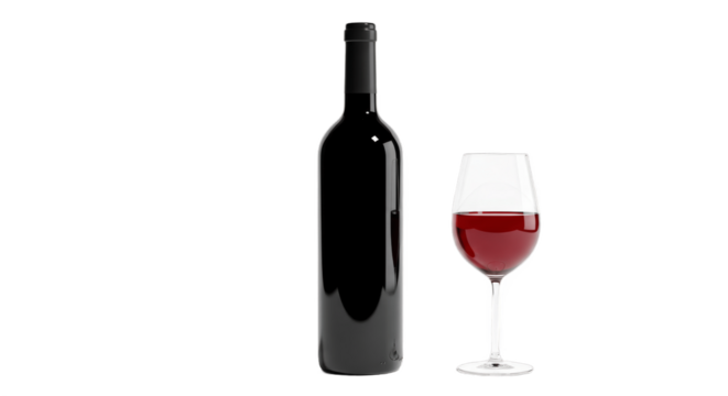 Premium Red Wine Bottle with Elegant Pour - Quality Wine Beverage Perfect for Dining, Celebrations, Wine Appreciation, and Social Gatherings with Rich Color, Sophisticated Taste, and Refined Flavor Pr