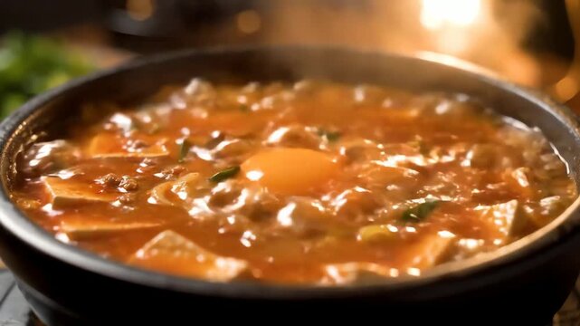 Korean Soft Tofu Stew - A Delicious and Spicy Culinary Experience.