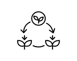 sustainable agriculture line icon set vector Outline free SVG download