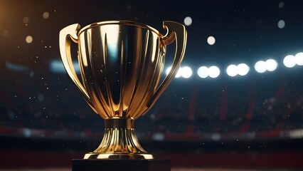 Golden Trophy Cup for Winner