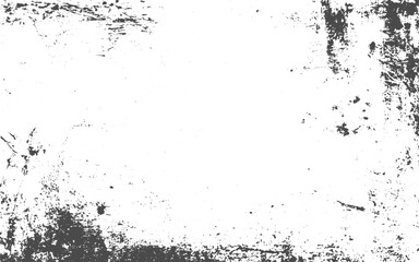 Fototapeta premium Vector grunge abstract texture. Effect old wall cemet texture background.Abstract illustration texture of cracks, chips, dot. Dirty monochrome pattern of the old worn surface.