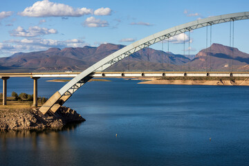 Theodore Roosevelt Lake Bridge in Arizona