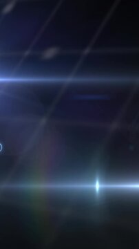 Animation of world map, data processing over circuit board