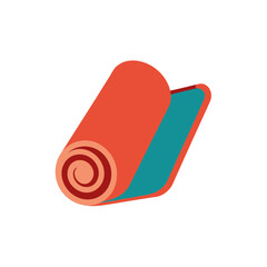 Rolled paper scroll vector graphic for declarative design scalable illustration vector