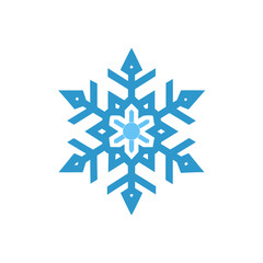 Symmetrical snowflake ornament vector illustration perfect for winter holiday and christmas decorations vector