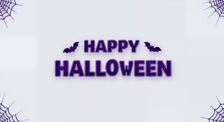 Happy Halloween text	
