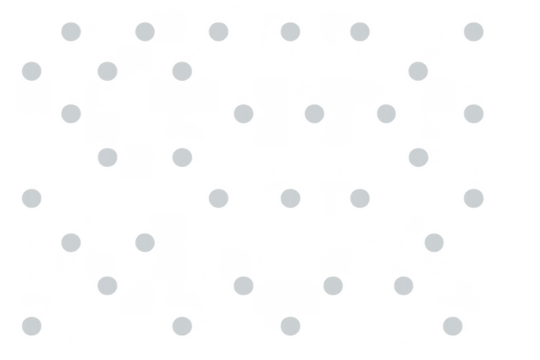 Polka dot pattern on transparent background