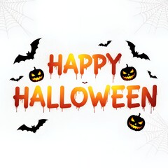 happy halloween text