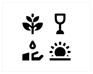 agriculture icon-set vector outline free SVG download