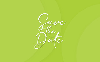 Save the date banner. Can be used for business, marketing and advertising