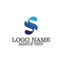 Business corporate letter S logo design vector