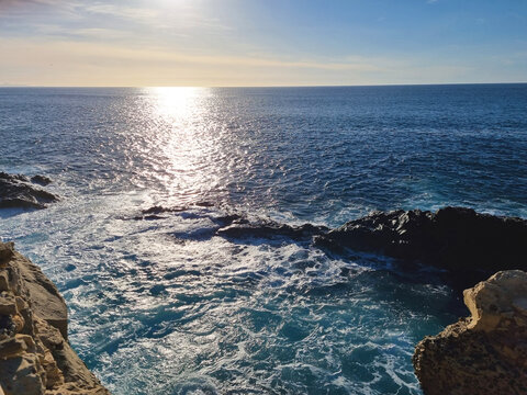 Atlantic Ocean near Ajui in Fuerteventura, Canary Islands