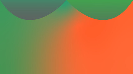 Green and orange gradient background with smooth texture and dynamic color transition for creative designs.