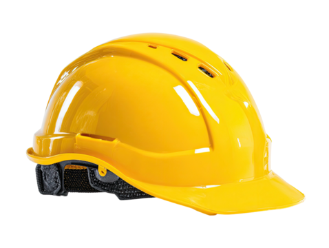 Bright yellow hard hat (7)