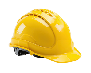 Bright yellow safety helmet (16)