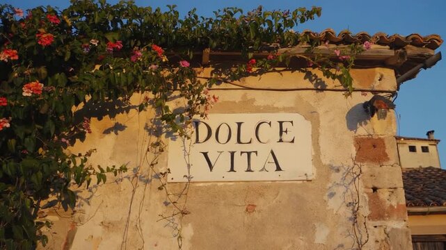 Dolce vita in Italy.