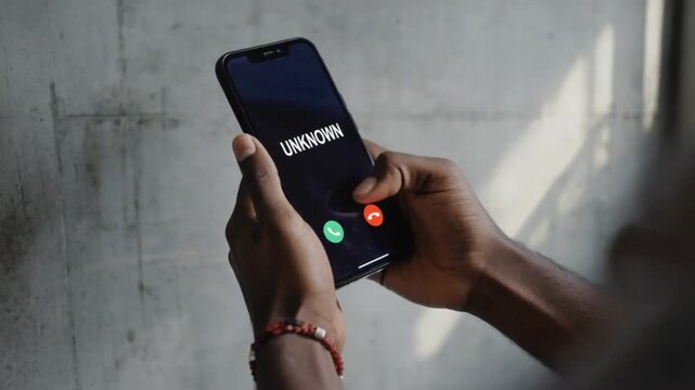 Call from an unknown person.