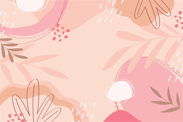 Abstract hand drawn doodle pattern background with colorful elements