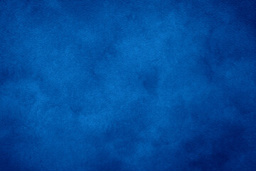 Hand painted blue watercolor background.