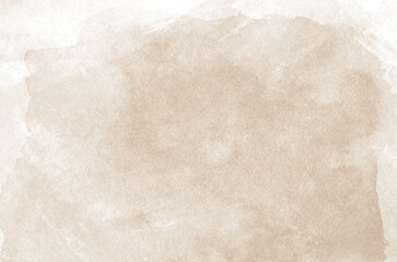 Brown abstract background in watercolor style
