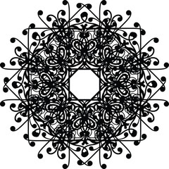 illustration of floral design elements
