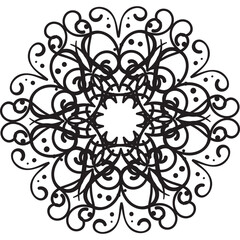 illustration of floral design elements