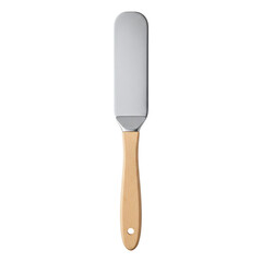 Icing spatula with wooden handle for baking and decorating