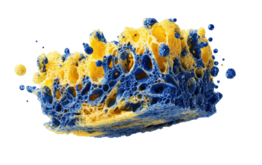 Abstract close-up of a textured,  bumpy form