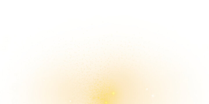 Golden dust bokeh with glowing sparkles and shimmering particles on a transparent background. Perfect festive overlay for Christmas, New Year, and elegant celebration designs.