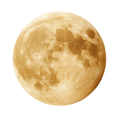 Full, orange-toned moon (1)