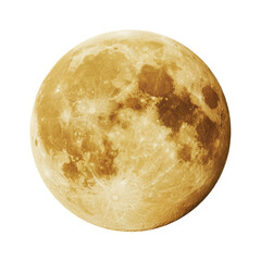 Full golden moon