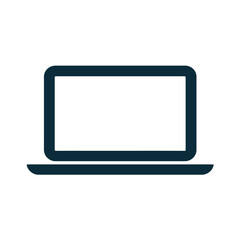 Minimal Laptop Illustration  