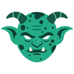 Monster mask carnival festival vector illustration