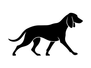 dog silhouette vector