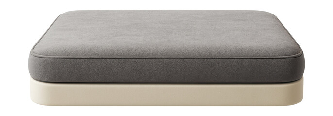 Orthopedic pet mattress with dual-layer foam for adjustable firmness in multi-pet homes.