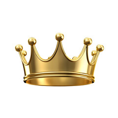 Royalty inspired gold crown symbol high resolution picture